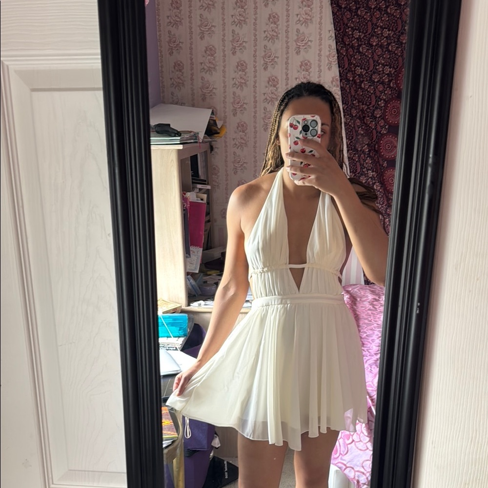 Oh Polly White Mini Dress